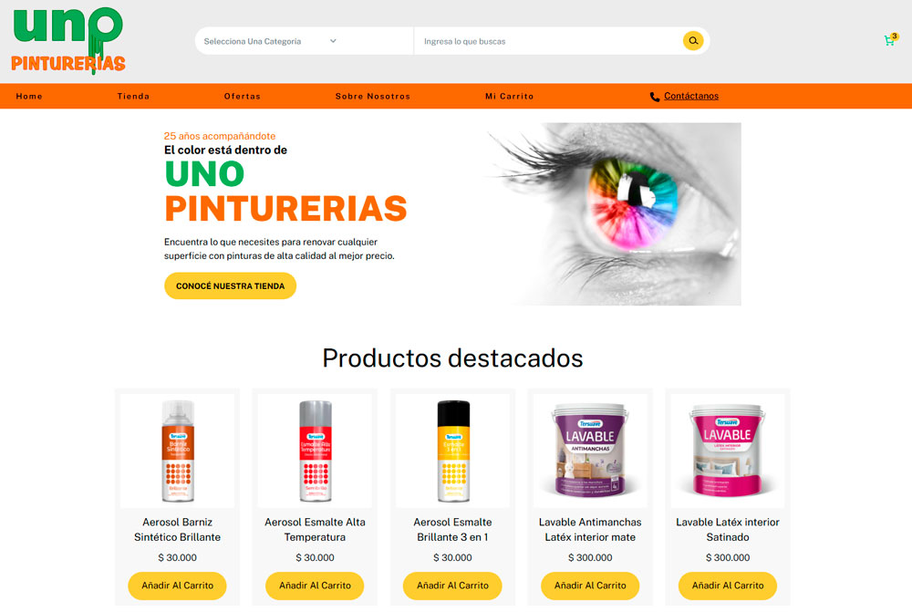 Uno Pinturerías-MUY PRONTO